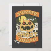 Invitation Membre Ghost Squad Funny Matching Cousin Halloween (Devant)