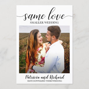 Invitation Même Amour Petit Mariage Mariage de redimensionnem