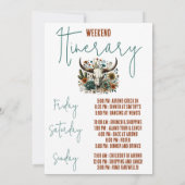 Invitation Même Cowboy Pour Toujours ! Bachelorette Weekend P (Dos)