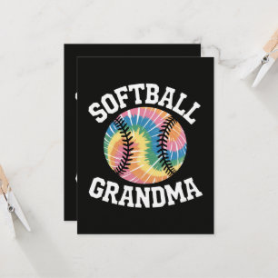 Invitation Mémé de softball