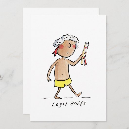 Invitation Mémoires juridiques (Devant / Derrière)