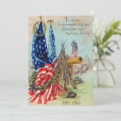 Invitation Mémorial américain de la guerre civile (Debout devant)