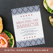 Invitation Memorial Day Barbecue Party