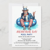 Invitation Memorial Day Pool Party | Summer Bash (Devant)