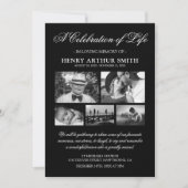 Invitation Mémorial de la fête de la vie (Devant)