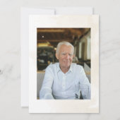 Invitation Mémorial de la fête des oiseaux avec photo (Dos)