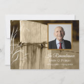 Invitation Mémorial de l'anniversaire de la mort de la clôtur (Devant)