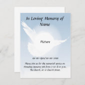 Invitation Mémorial de paix (Devant / Derrière)