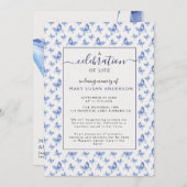 Invitation Mémorial des papillons (Devant / Derrière)