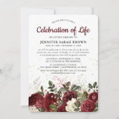 Invitation Mémorial Floral de Bourgogne | Célébration de la v (Devant)