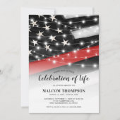 Invitation Mémorial Funéraire des Pompiers (Devant)