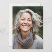 Invitation Mémorial funéraire floral de la marine de Bourgogn (Dos)