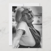 Invitation Mémorial funéraire minimaliste moderne (Dos)