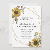 Invitation Mémorial Géométrique Du Tournesol (Devant)