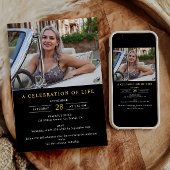 Invitation Mémorial moderne / Funérailles / Célébration de la