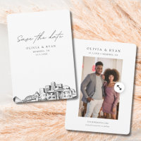 Memphis Wedding Save the Date Downtown Mariage