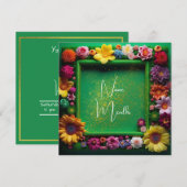 Invitation Mendhi (Devant / Derrière)