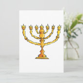 Invitation Menorah d'église (Debout devant)