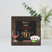 Invitation MENS 30e anniversaire Cigars,INVITATIONS DE LA BRA (Debout devant)