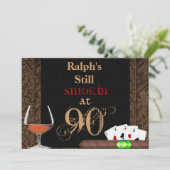 Invitation MENS 40e anniversaire Cigars,INVITATIONS DE LA BRA (Debout devant)