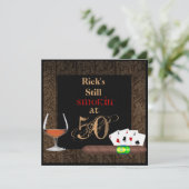 Invitation MENS 50e anniversaire Cigars,INVITATIONS DE LA BRA (Debout devant)