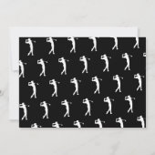 Invitation Mens Funny 🏌️ ♂ Golf News 40e 50e 60e anniversair (Dos)