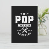 Invitation Mens If Pop Cant Fix It Personne ne peut offrir D  (Debout devant)