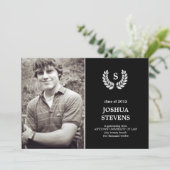 Invitation Mention d'études de droit sur la couronne (Debout devant)