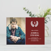 Invitation Mention d'études de droit sur la couronne (Debout devant)