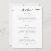 INVITATION MENU 9 MODÈLE, (Devant)