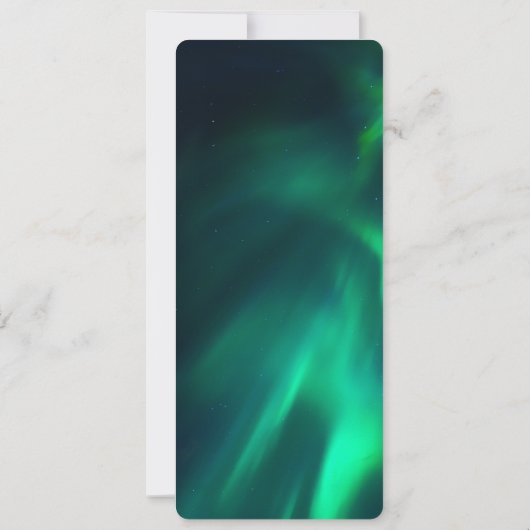 Invitation Menu Aurores Boréales (Dos)