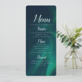 Invitation Menu Aurores Boréales (Debout devant)