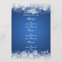 Menu Baby shower Nuit Parklebleu