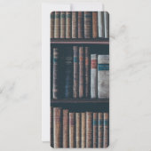 Invitation Menu Boîtier vintage (Dos)