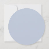 Invitation Menu circulaire pour douche de mariée eucalyptus v (Dos)