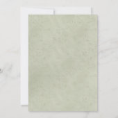 Invitation Menu de Baby Shower sur le thème du Marché Frais (Dos)