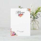 Invitation Menu de gala (Debout devant)