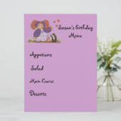 Invitation menu enfant (Debout devant)