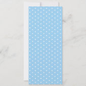 Invitation Menu Grandmillennial Hydrangea Bleue (Dos)