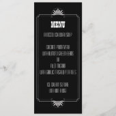 Invitation Menu Mariage Billet de Théâtre (Devant)