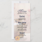 Invitation Menu Mariage campagnard Rustique Lait Can (Devant)