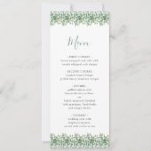 Invitation Menu Mariage Eucalyptus (Devant)