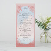 Invitation Menu mariage Fairytale (Debout devant)