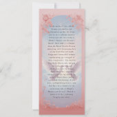 Invitation Menu mariage Fairytale (Dos)