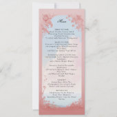 Invitation Menu mariage Fairytale (Devant)