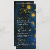 Invitation Menu Mariage Magic Lantern (Devant / Derrière)