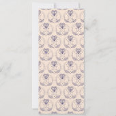 Invitation Menu Mariage Tarot Moon Heart Réception (Dos)