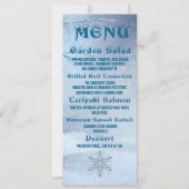 Invitation Menu Mariage Winter Wonderland (Devant)