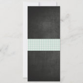 Invitation Menu Réception de Mariage Ébullition de Écrevisses (Dos)