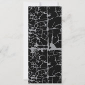 Invitation Menu Réception de Mariage Squelette Mains de Coeur (Dos)